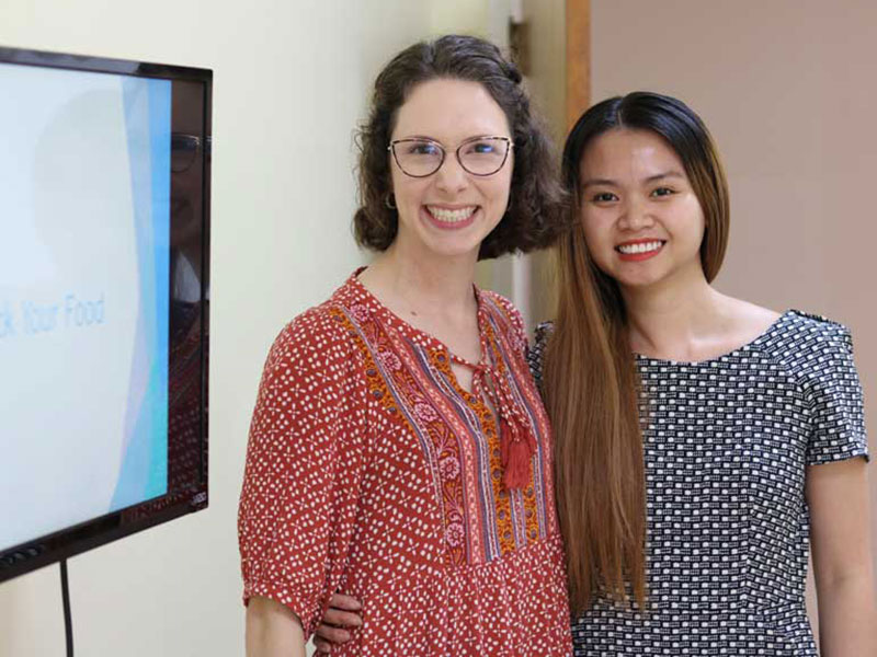 Erica Mitchell and Kim Trinh